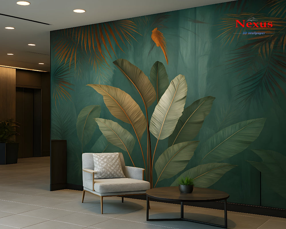3D Wallpaper Tropical Luxe